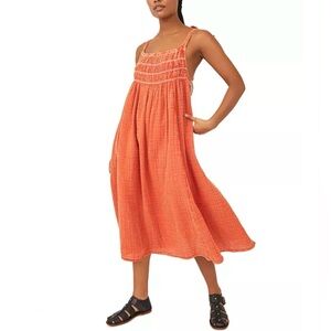 Free People Azure Maxi Sundress XL like new